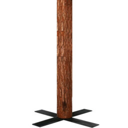 Berkfield Slim Christmas Tree With Real Wood And Cones Green 150 Cm Pvc - thumbnail 5