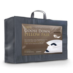 "Littens 100% Hungarian Goose Down Pair Pillows 300Tc Cotton 48Cm X 74Cm (19"" X 29"")"