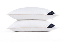 "Littens 100% Hungarian Goose Down Pair Pillows 300Tc Cotton 48Cm X 74Cm (19"" X 29"")" - thumbnail 3
