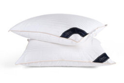 "Littens 100% Hungarian Goose Down Pair Pillows 300Tc Cotton 48Cm X 74Cm (19"" X 29"")" - thumbnail 2