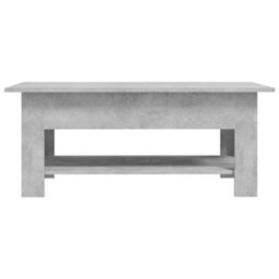 Walplus Coffee Table Concrete Grey 102X55X42 Cm Engineered Wood - thumbnail 3