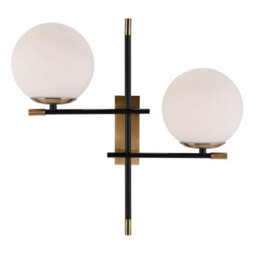 Luminosa Lighting Luminosa Stelia Modern 2 Light Wall Lamp, E14 - thumbnail 2