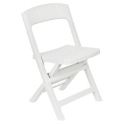 Urbn-Garden Urbngarden 88Cm Height Collapsible Outdoor Folding White Garden Chairs Camping Patio Lounge - thumbnail 5