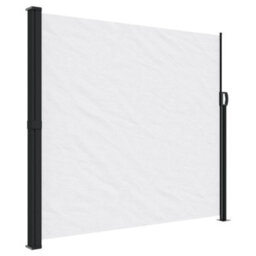 Berkfield Retractable Side Awning White 180X500 Cm - thumbnail 2