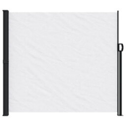 Berkfield Retractable Side Awning White 180X500 Cm - thumbnail 3