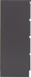 Seconique Malvern 8 Drawer Chest Grey Recessed Handles Metal Runners - thumbnail 4
