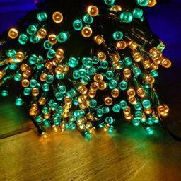 Samuel Alexander 400 Led 40M Premier Christmas Indoor Outdoor Multi Function Battery Operated String Lights With Timer In Multicoloured - thumbnail 4