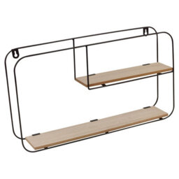 Urbn-Living Urbnliving Floating Shelves Hanging Shelf 52Cm Height Display Rack Organiser Wall Mounted Storage Unit - thumbnail 3
