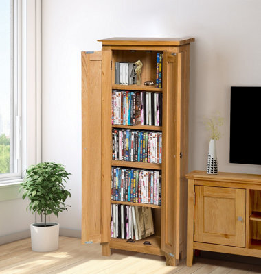 Hallowood Furniture Waverly Oak Dvd Cabinet - image 1