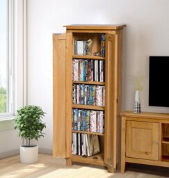 Hallowood Furniture Waverly Oak Dvd Cabinet