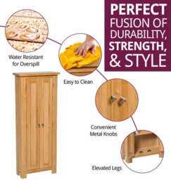 Hallowood Furniture Waverly Oak Dvd Cabinet - thumbnail 2