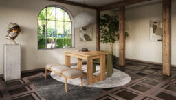 Furneo Teramo - Light Oak Effect, Modern Extending Dining Table, 140Cm - 200Cm - thumbnail 4