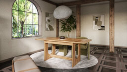 Furneo Teramo - Light Oak Effect, Modern Extending Dining Table, 140Cm - 200Cm - thumbnail 2