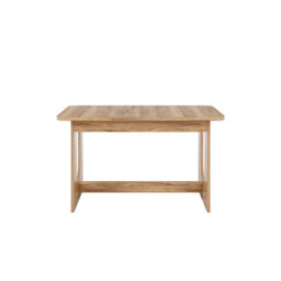 Furneo Teramo - Light Oak Effect, Modern Extending Dining Table, 140Cm - 200Cm - thumbnail 8