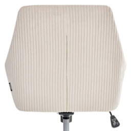 Beliani Office Chair Wellston Corduroy Light Beige - thumbnail 6