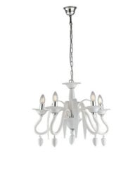 Luminosa Lighting Luminosa Estefan 5 Light Chandeliers White 53X45.5Cm - thumbnail 1