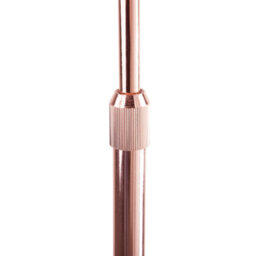 Beliani Aurora Home Copper Floor Lamp 160Cm - Curved Iron Arm, Tiltable Bowl Shade, Retro Glamour - thumbnail 5