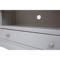 Cabinet Bits Loreo Light Grey 1 Drawer Tv Cabinet Chrome Knob - thumbnail 4