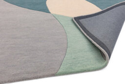 Arc Sky Wool Abstract Handmade Modern Rug For Bedroom & Living Room-200Cm X 300Cm - thumbnail 4