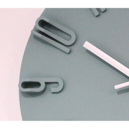 Green 30 Cm Clock Silent Wall Clock 3D Raised Number Minimalist Decor Gift - thumbnail 5