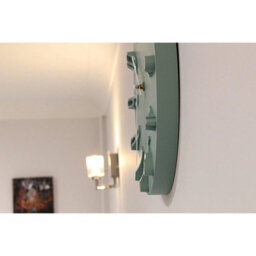 Green 30 Cm Clock Silent Wall Clock 3D Raised Number Minimalist Decor Gift - thumbnail 3