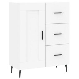 Berkfield Highboard White 69.5X34X180 Cm Engineered Wood - thumbnail 7