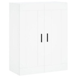 Berkfield Highboard White 69.5X34X180 Cm Engineered Wood - thumbnail 5
