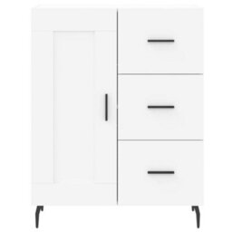 Berkfield Highboard White 69.5X34X180 Cm Engineered Wood - thumbnail 8
