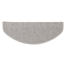 Floordirekt Sisal Look Self Adhesive Edged Soft Sisal Stair Tread Mat For Indoor Stairs Semicircular Silver 23.5 X 65 Cm - thumbnail 4