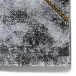 Ivory Gold Abstract Modern Easy To Clean Rug For Dining Room Bed Room And Living Room-120Cm X 170Cm - thumbnail 4