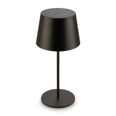 Briloner Rechargeable Table Lamp Black 1.2W 120Lm 2700K Touch Dimmer Ip44 - image 1