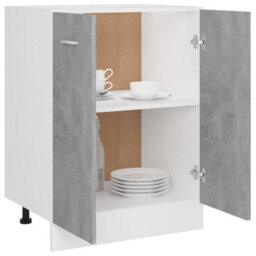 Vidaxl Bottom Cabinet Lyon Concrete Grey 60X46X81.5 Cm Engineered Wood - thumbnail 4