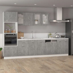 Vidaxl Bottom Cabinet Lyon Concrete Grey 60X46X81.5 Cm Engineered Wood - thumbnail 3