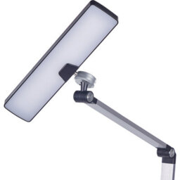 Wyld And Coco Silver Brushed Aluminium Desk Lamp - Qi Charger, Stepless Dimming, Touch Control - thumbnail 9
