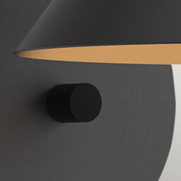 Luminosa Lighting Elstead Alora Mood Remyck Dome Wall Lamp Contemporary Matt Black 1X E27 - thumbnail 5