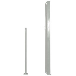 Vidaxl Patio Retractable Side Awning 170X300 Cm Grey - thumbnail 4