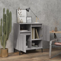Berkfield Classic Sideboard Grey Sonoma 60X35X70 Cm Engineered Wood - thumbnail 3
