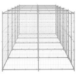 Walplus Outdoor Dog Kennel Galvanised Steel 12.1 M² - thumbnail 3