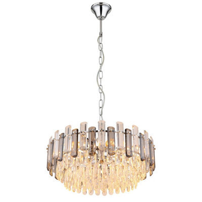 Luminosa Lighting Luminosa Orgina Pendant Ceiling Light Chrome 12X E14 - image 1