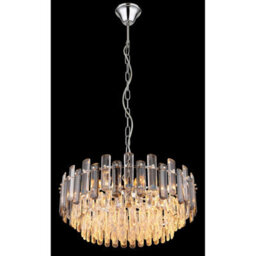 Luminosa Lighting Luminosa Orgina Pendant Ceiling Light Chrome 12X E14 - thumbnail 4