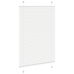 Berkfield Modern Pleated Blind White 85X150 Cm Fabric Width 84.4 Cm Polyester - thumbnail 4