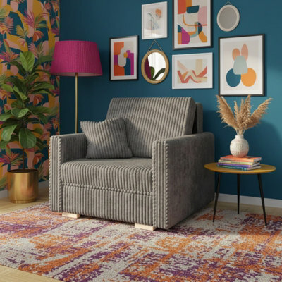 Viva Piano I Upholstered Sofa Bed With Bedding Storage Polyurethane Foam Wooden Legs 103X100X85Cm 80X196Cm Grey - image 1