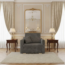 Viva Piano I Upholstered Sofa Bed With Bedding Storage Polyurethane Foam Wooden Legs 103X100X85Cm 80X196Cm Grey - thumbnail 2