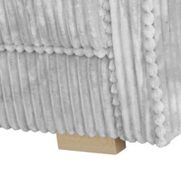 Viva Piano I Upholstered Sofa Bed With Bedding Storage Polyurethane Foam Wooden Legs 103X100X85Cm 80X196Cm Grey - thumbnail 6