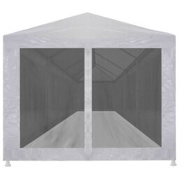 Berkfield Party Tent With 10 Mesh Sidewalls 12X3 M - thumbnail 2