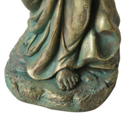 Wyld And Coco Heritage Woman Water Carrier Figurine 115Cm Green - Handmade Greek-Inspired Statue - thumbnail 7