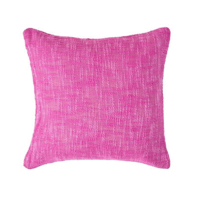 Homescapes Nirvana Cotton Pink Cushion Cover, 60 X 60 Cm - image 1
