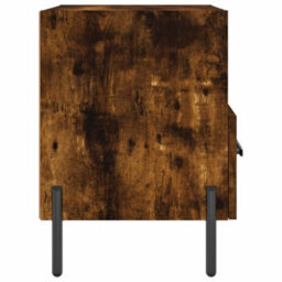 Berkfield Bedside Cabinets 2 Pcs Smoked Oak 40X35X47.5 Cm Engineered Wood - thumbnail 8