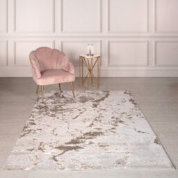 Strata Bronze Grey Champagne Modern Abstract Easy To Clean Rug For Living Room Bedroom And Dining Room-80Cm X 150Cm - thumbnail 2