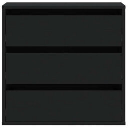 Walplus Corner Chest Of Drawers Black 60X41X58 Cm Engineered Wood - thumbnail 4